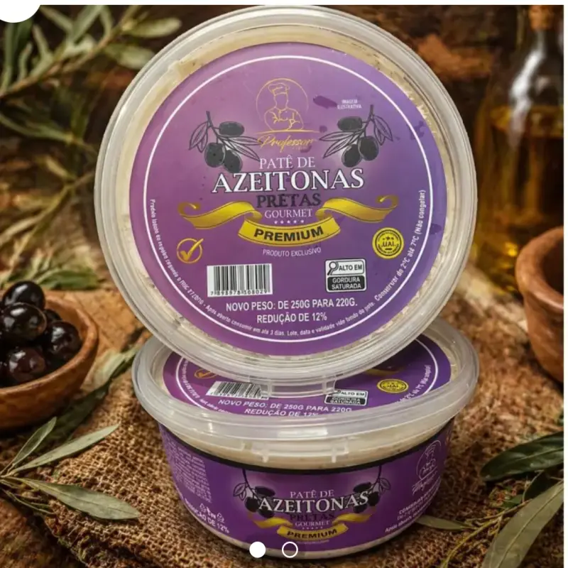 Patê Azeitonas Pretas Gourmet