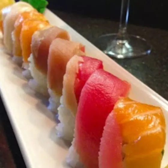 25 rainbow roll