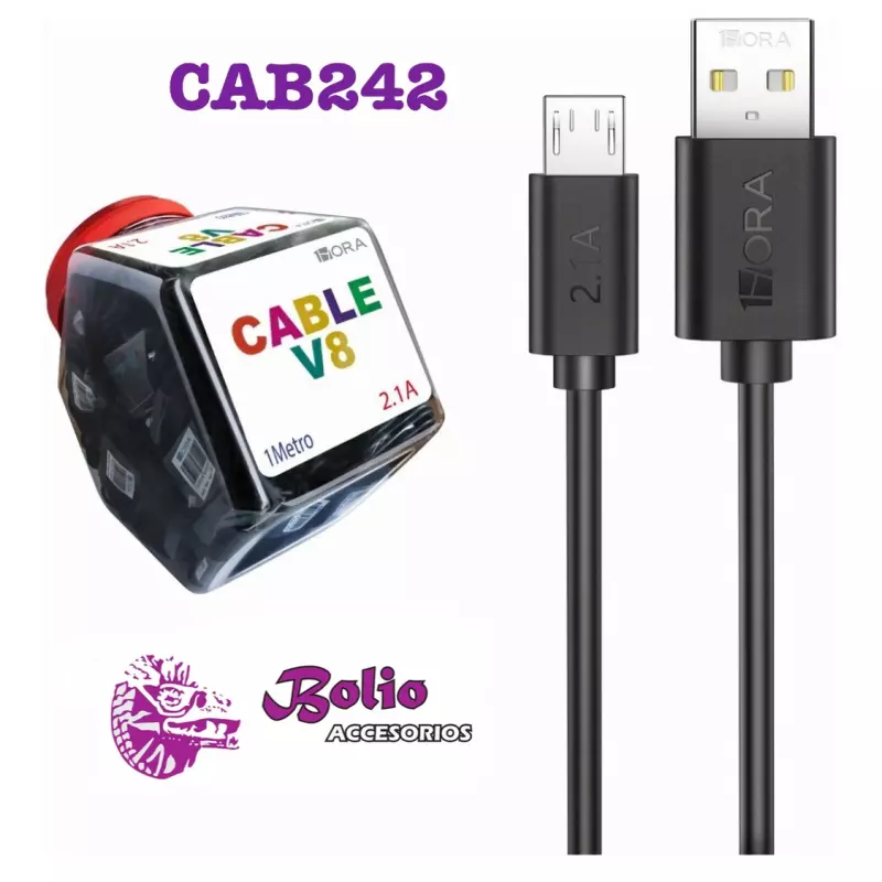 Clave: CAB242 Cable V8 1 hora