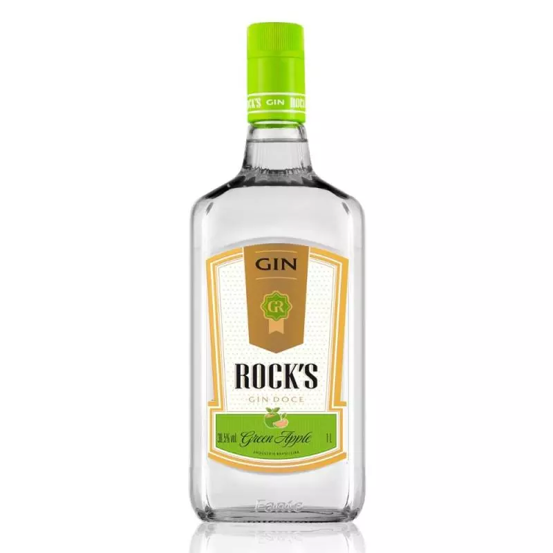 Gin Rocks Doce Green Apple 1L