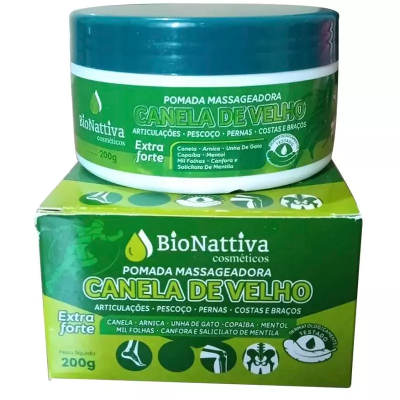 PomadaCanelaDeVelho BioNattiva-240g
