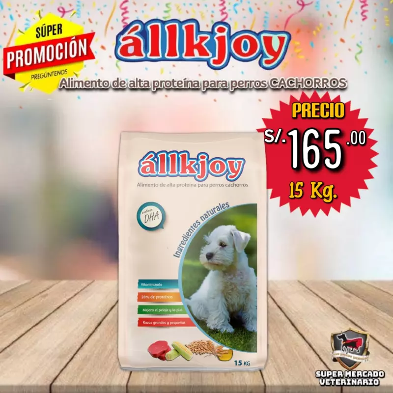AllkJoy Cachorros 15 KG