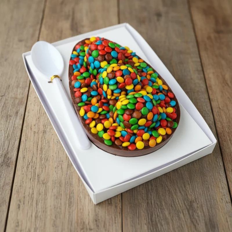 Ovo de colher confete