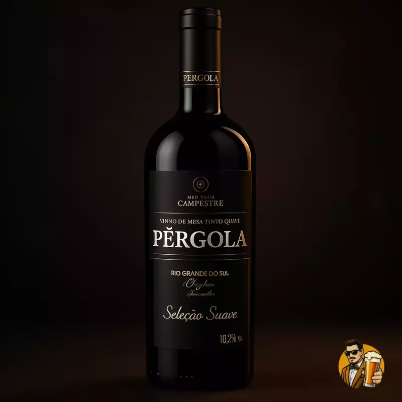Vinho Pérgola Tinto Suave 1l