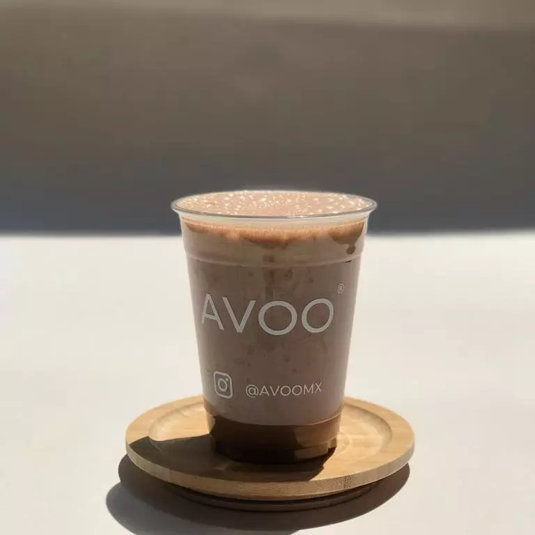 Hot Cacao Milk Latte. Vegano 16 Oz.
