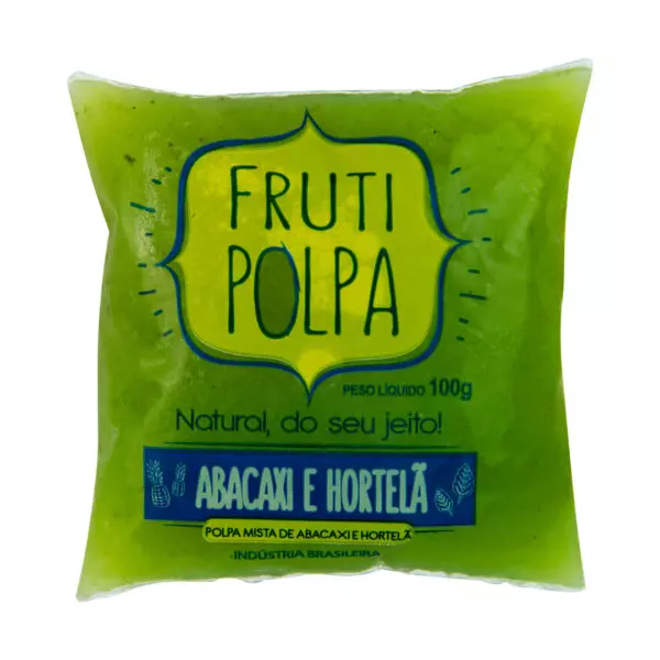 Abacaxi e Hortelã Polpa 1 Kg