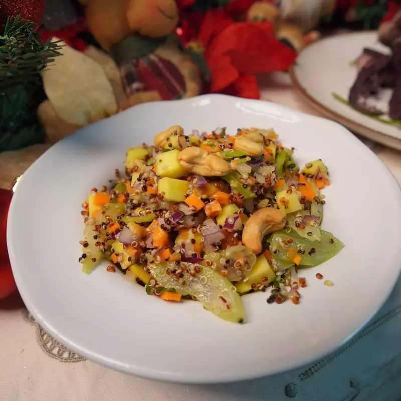 Salada de quinoa