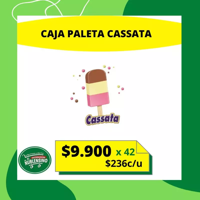 Caja paleta cassata 42 unidades