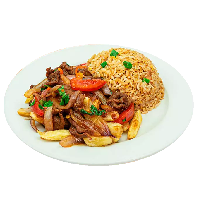M24-Lomo saltado de carne + Chaufa
