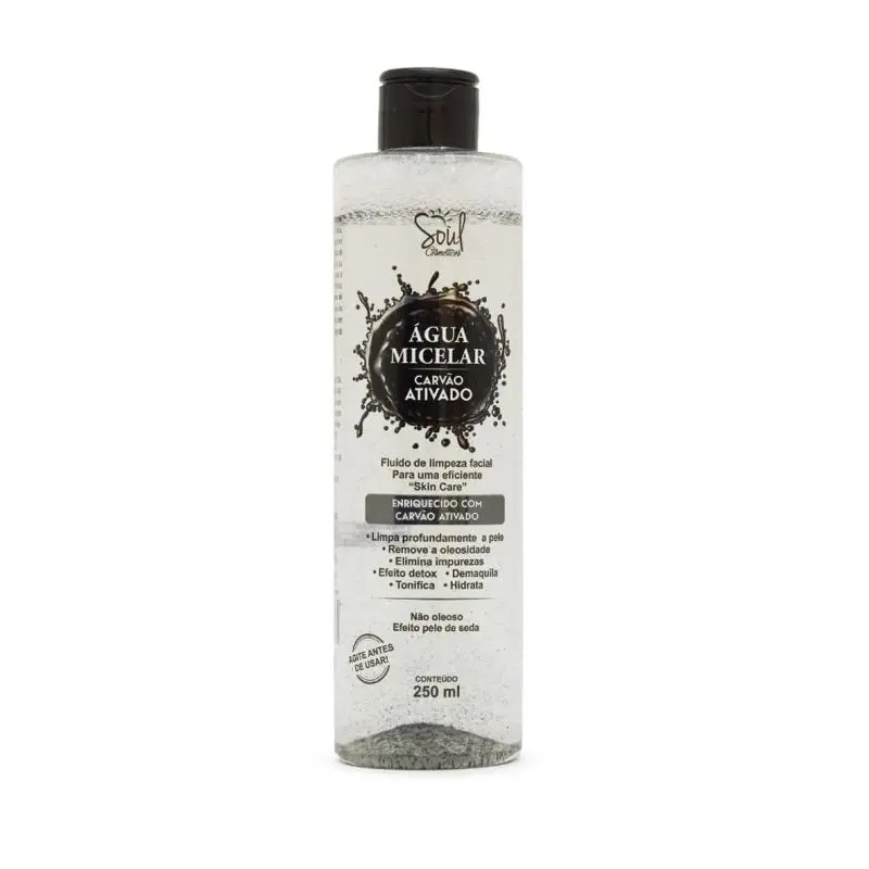 ÁGUA MICELAR CARVÃO ATIVADO 250ML