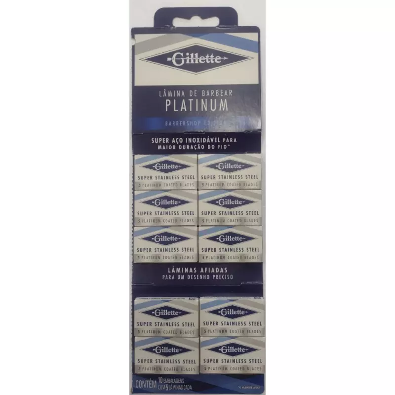 LAMINA GILLETTE C\50 LAMINAS