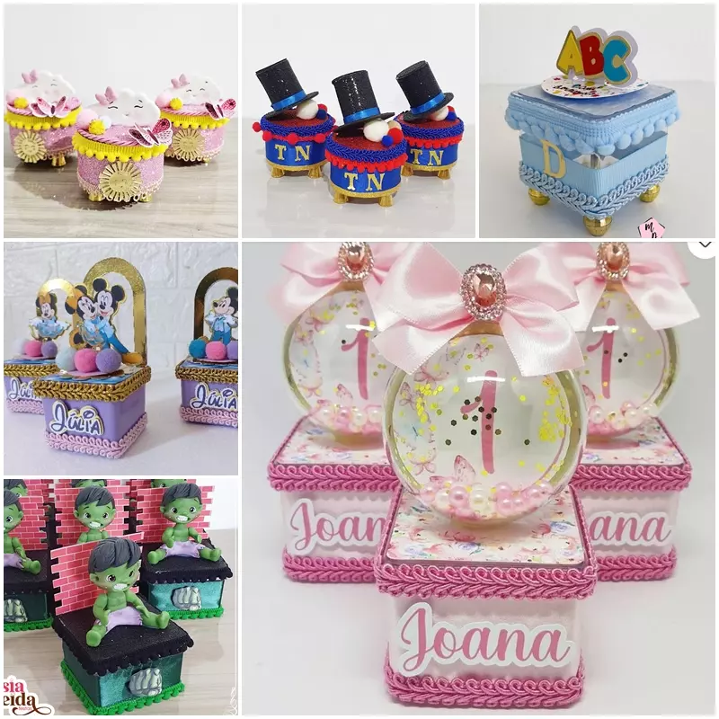 Caixinhas de Acrílico Luxo