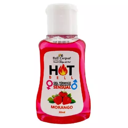 GEL TÉRMICO SENSUAL MORANGO 30ML