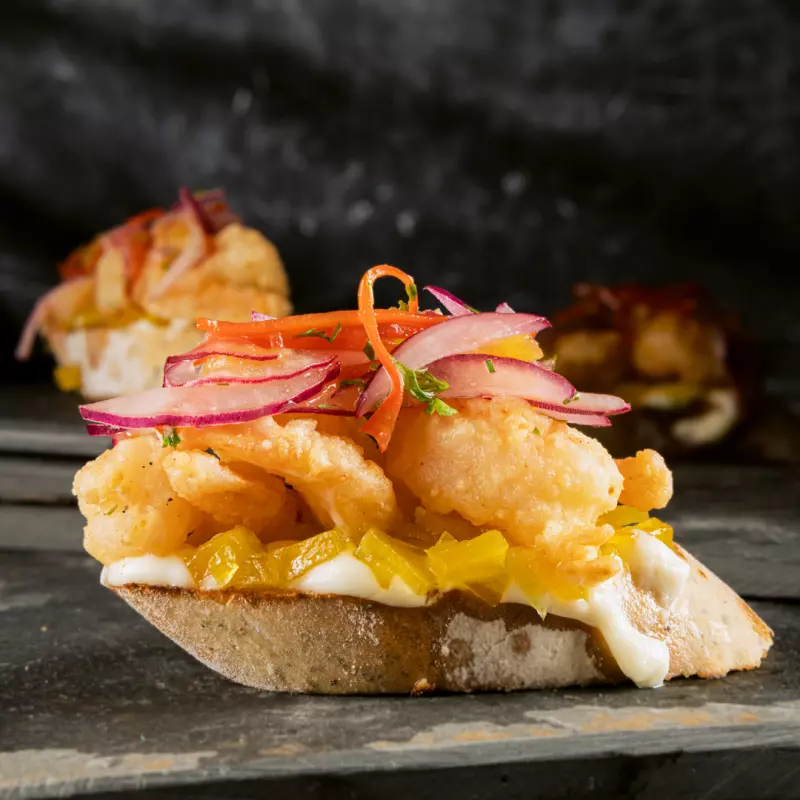 Canapé Camarón (12 Unidades)