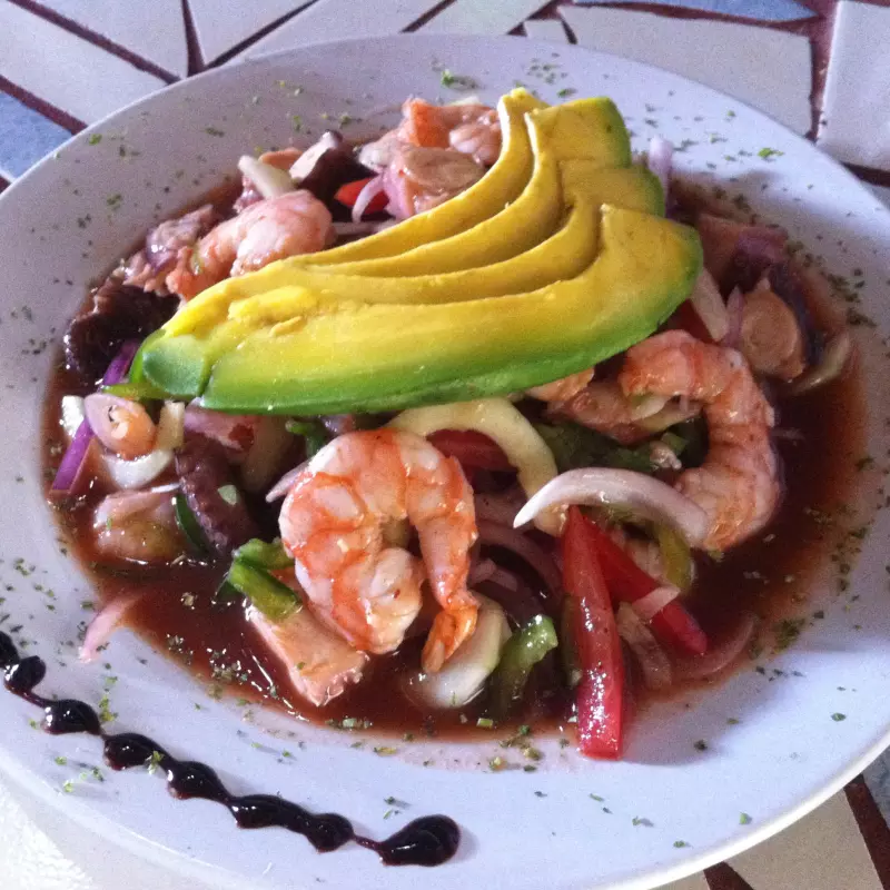 BOTANA DE PULPO CON CAMARON