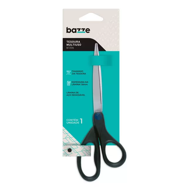 Tesoura Multiuso B7206 20,3cm Bazze