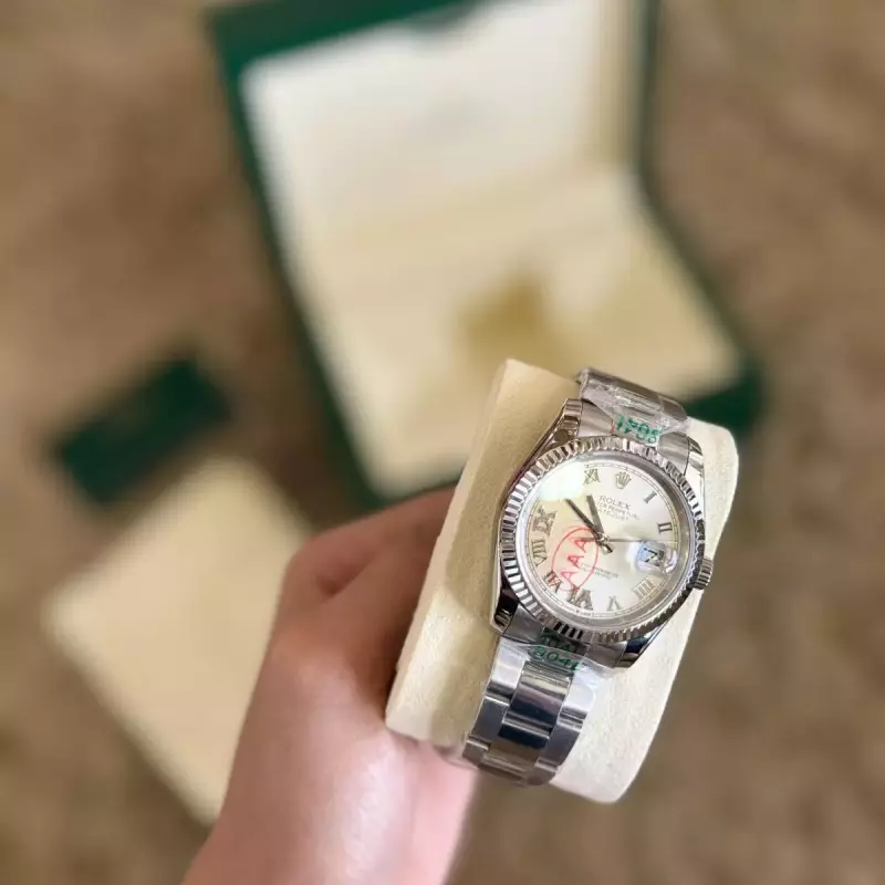 ROLEX SILVER WHITE