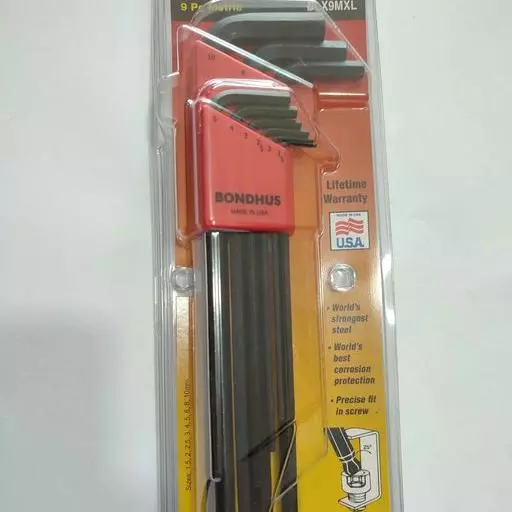 🧰 Juego de llaves bristol 9 piezas