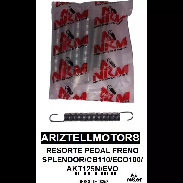RESORTE PEDAL FRENO SPLENDOR/CB110