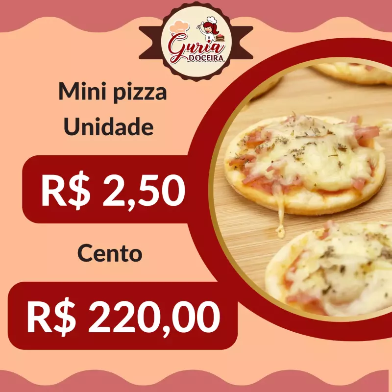 Cento de mini pizza