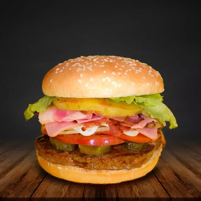 Hamburguesa Hawaiana