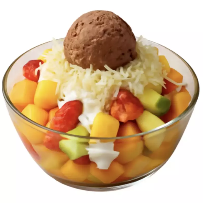 ENSALADA FRUTAS 1 SABOR HELADO