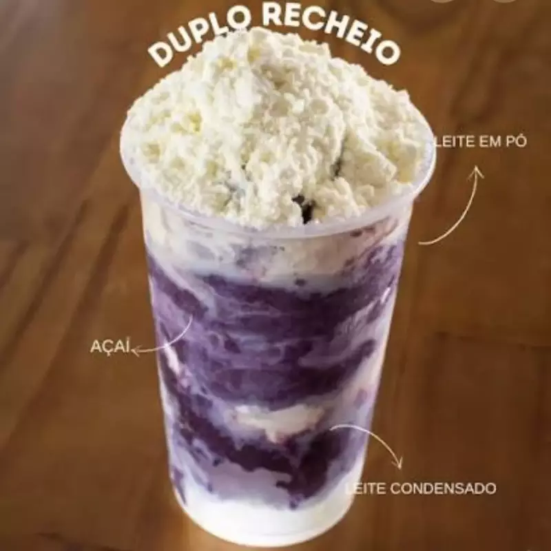 Açaí leite moça