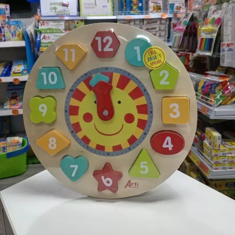 Reloj de Madera para Encajar