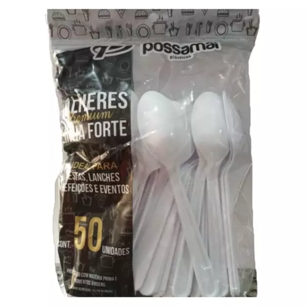 Colheres Descartáveis 50un