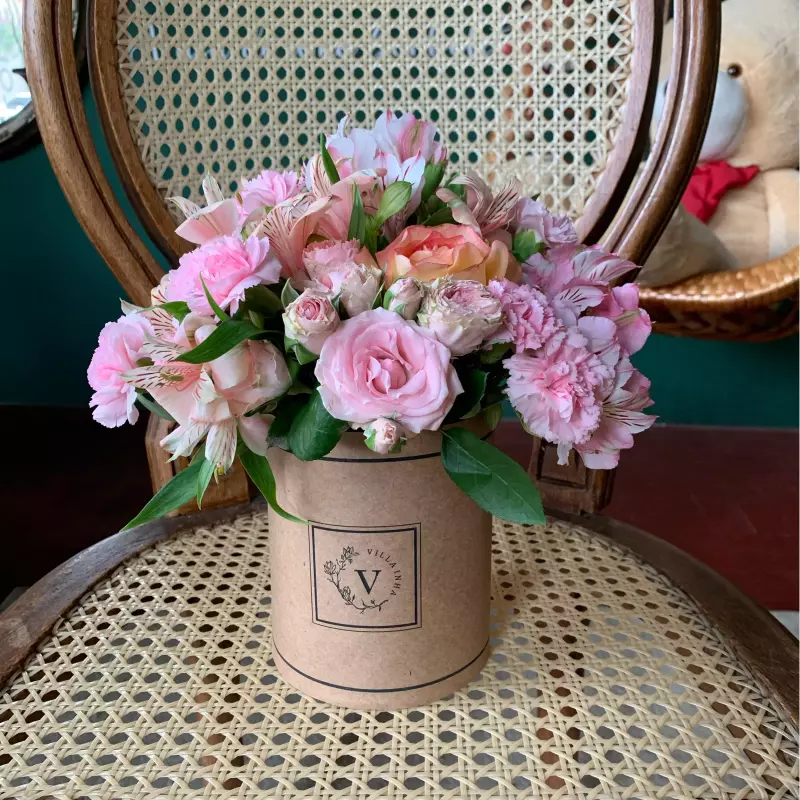 Box Flower Naturale P