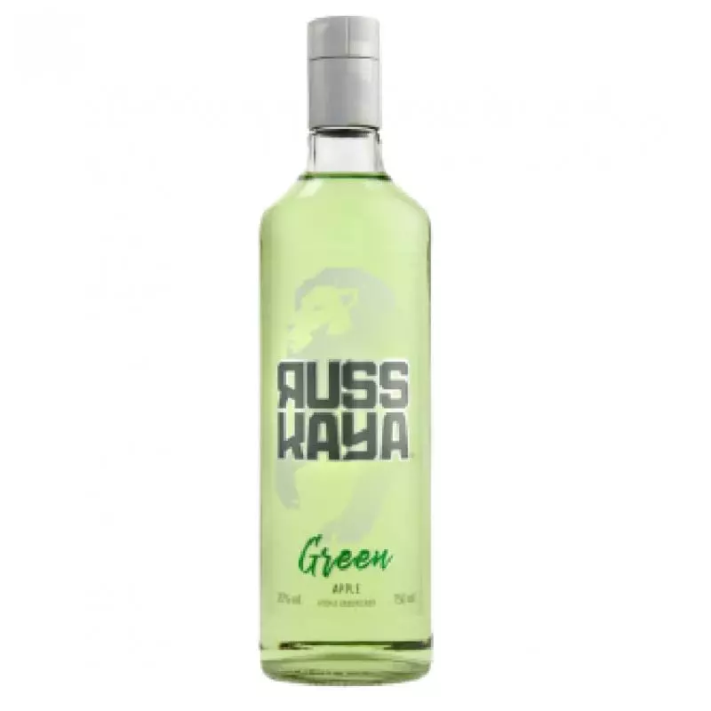 Vodka Russkaya Green Botella 750ml