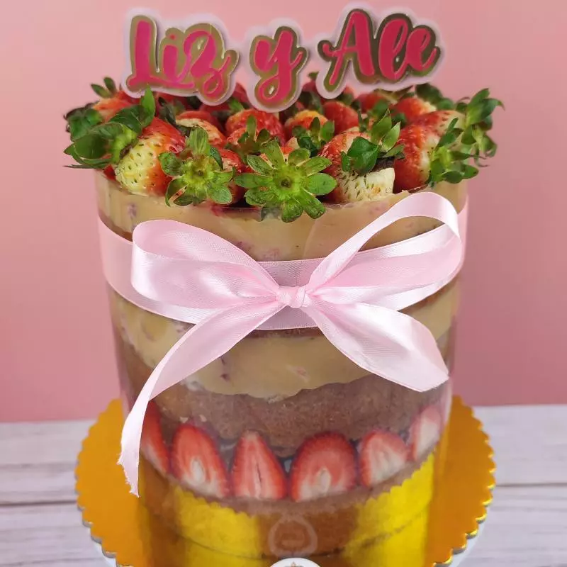 Naked con Brigadeiro y Fresas