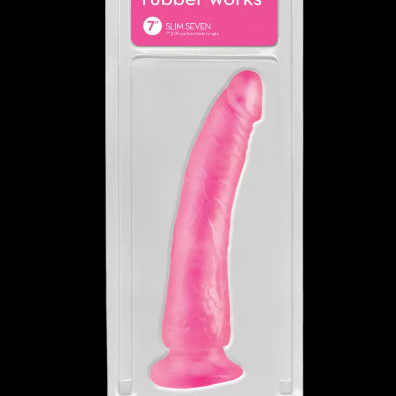 DILDO SILICONA 7″ ROSADO