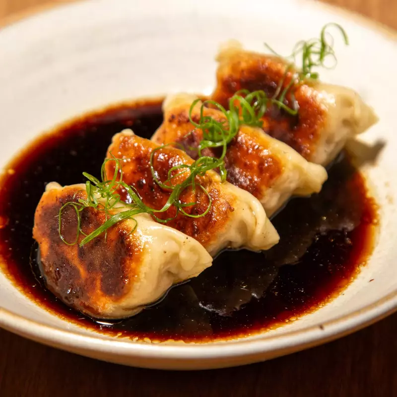 GYOZA DE PORCO DEFUMADO| PONZU