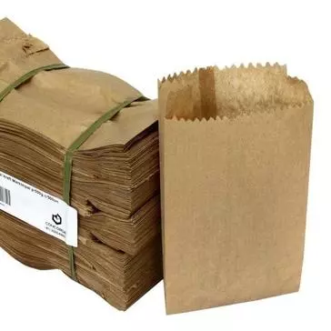 SACO MARROM PAPEL MIX N°1