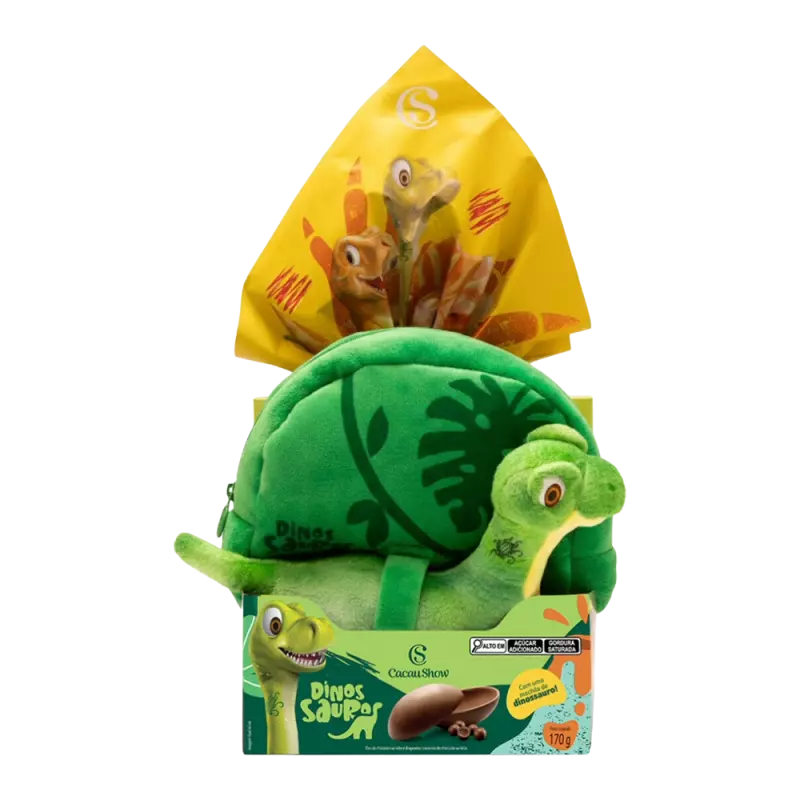 Ovo Páscoa Mochila Dino 170g