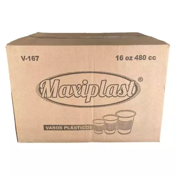 Vaso V167 16 oz MAXIPLAST