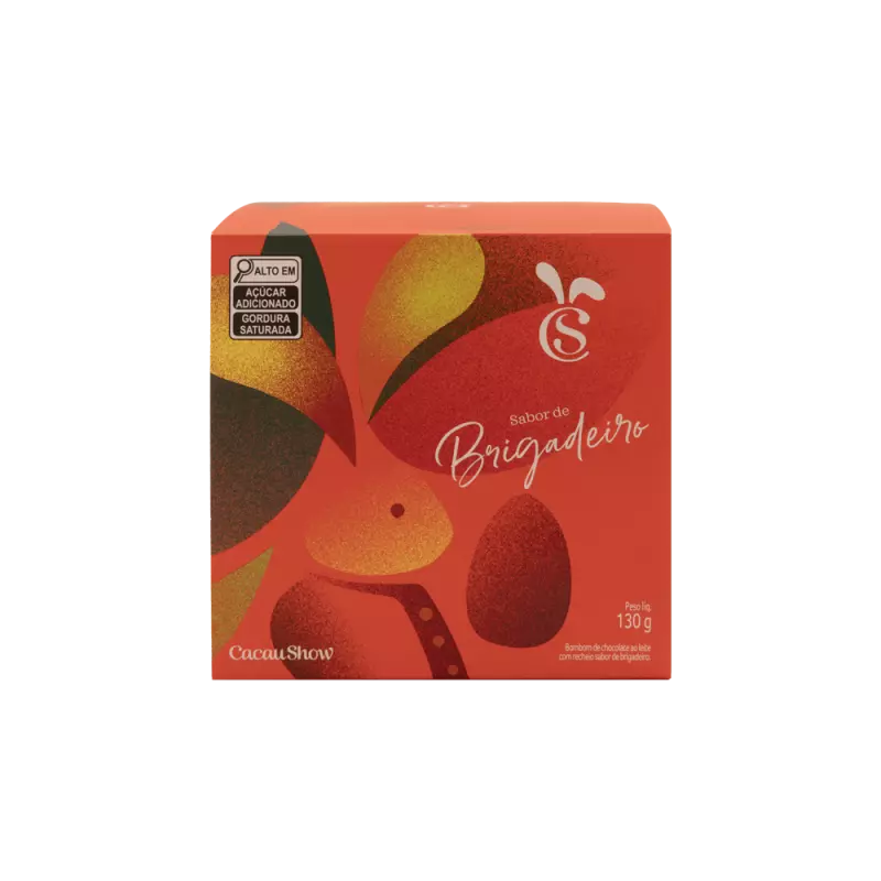 Caixa de Bombons Cubo Brigadeiro130g