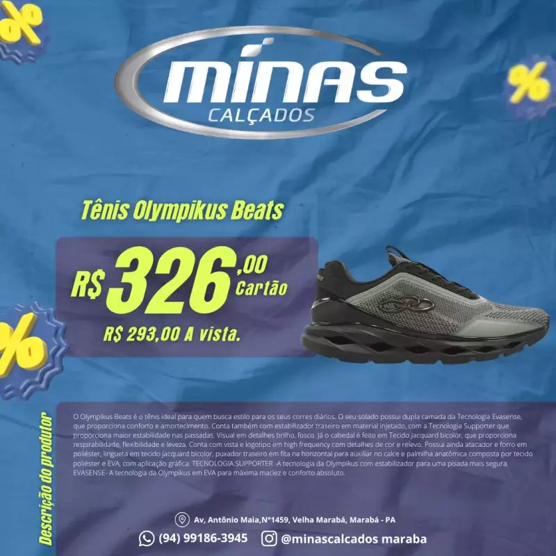 Tênis Olympikus Beats RF:437012