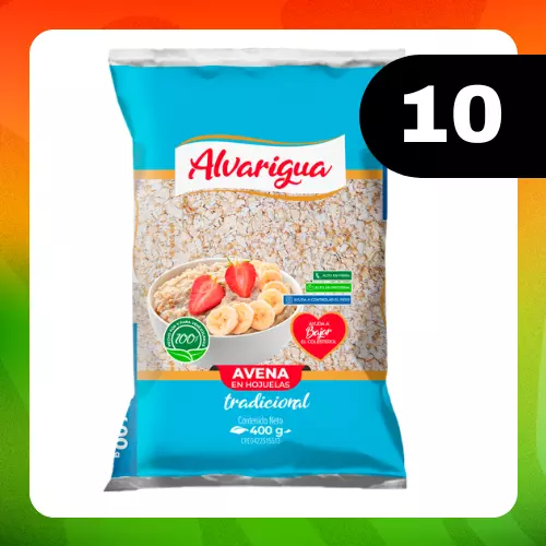Medio Bulto Alvarigua Avena 400g