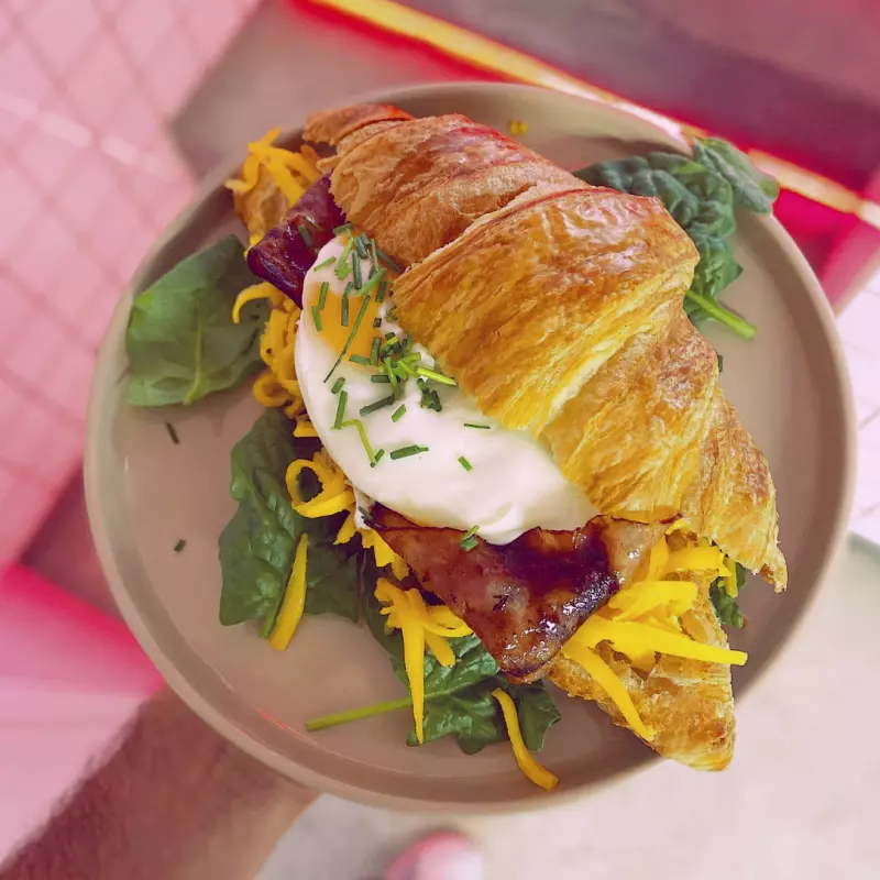 Fried Egg Croissant