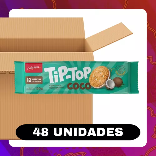 Bulto Tip Top Galleta Coco 96g