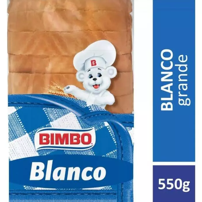 Pan Bimbo Blanco 550gr