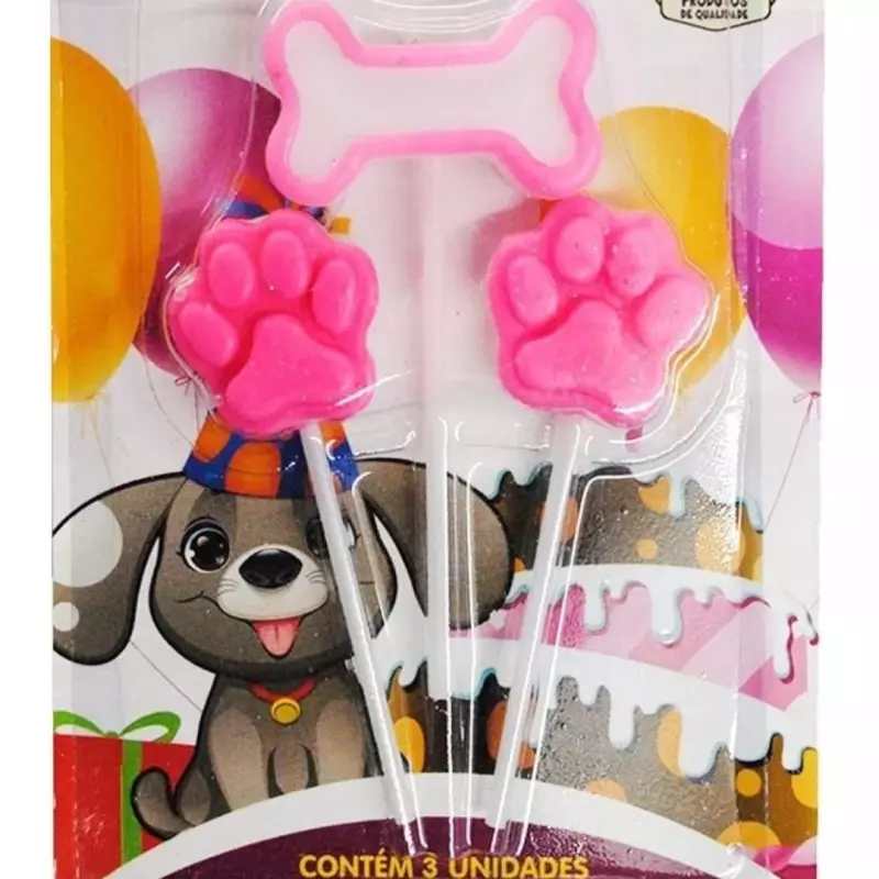 KIT de Velas (Ossinho e patinhas)