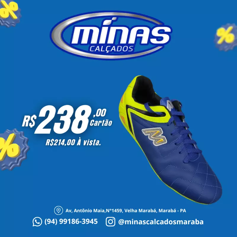 Chuteira Azul RF:10140