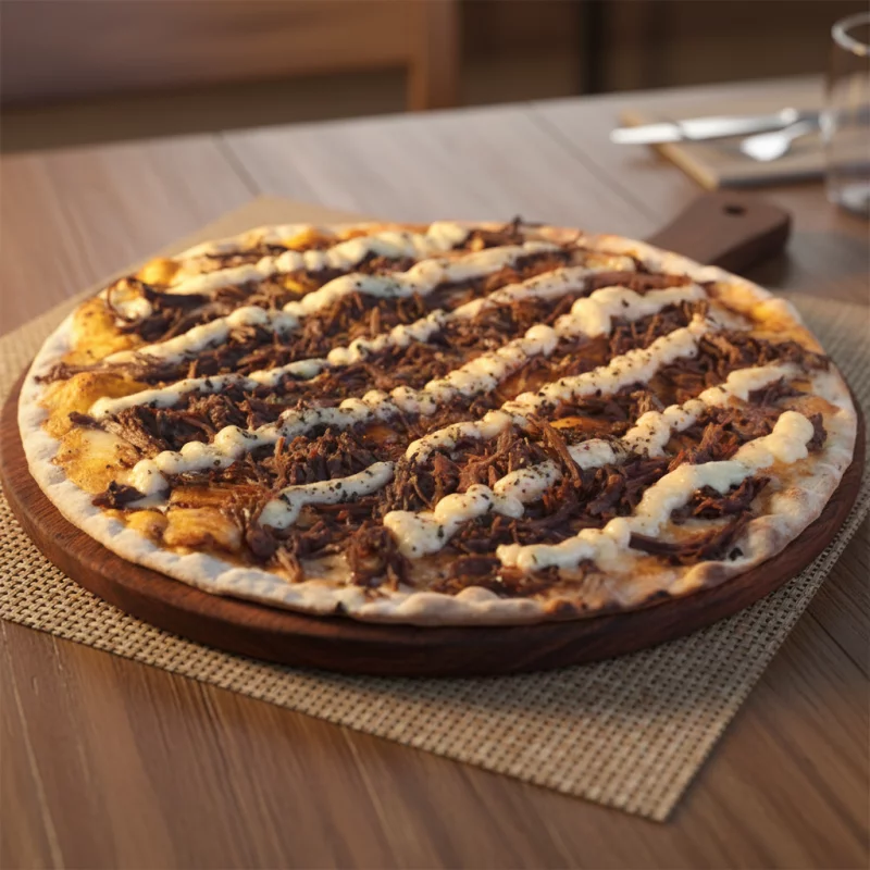Pizza Carne de Sol c/ Milho