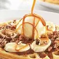 WAFFLE CAJETA BANANA