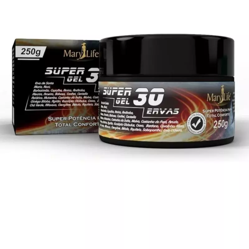 Super Gel 30 Ervas-250gr Mary life