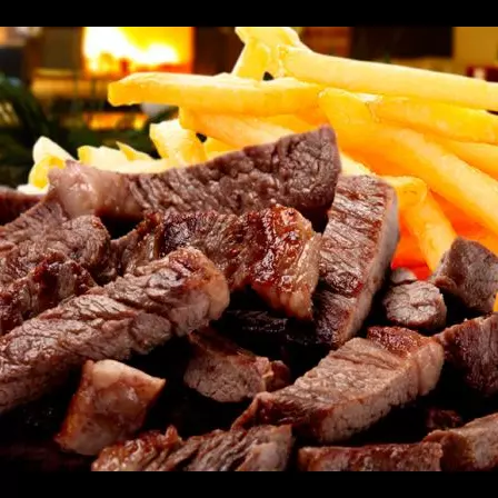 Filé mignon com fritas