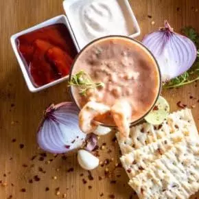 Coctel de camaron Tradicional. 8 on